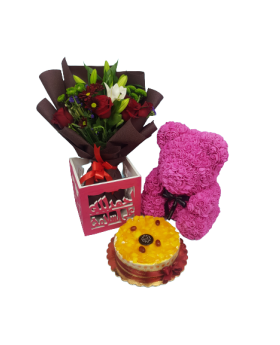 READY GIFT WITH FLOWER, CAKE 1550508