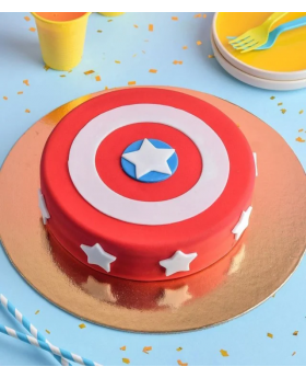 Captain America Red Cake