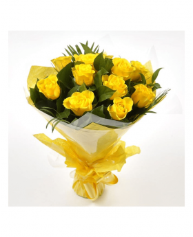EXPRESS YELLOW ROSES BOUQUET