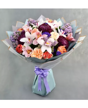 Exotic Mixed Flowers Bouquet