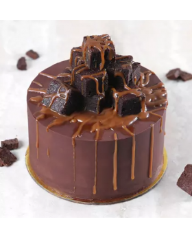 Special Brownie Caramel Cake