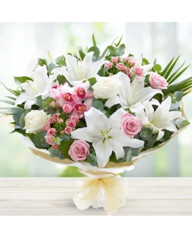 Bouquet Of Lilies & Roses