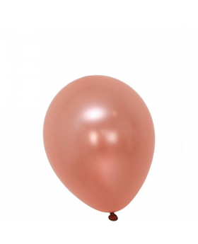 Rose Gold Pearlized Latex Balloons 5in, 50pcs