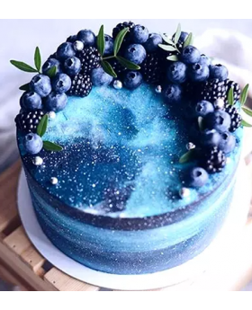 Pretty Sky Blueberry Cake