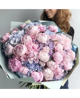 Bouquet Of Hydrangea & Peonies