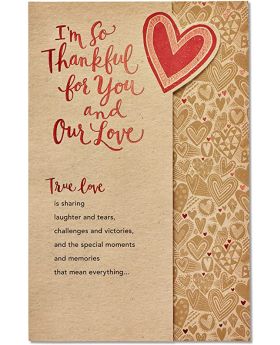Romantic Thank You Card (True Love)