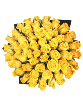BOUQUET YELLOW ROSES