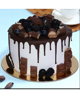 Delicious Choco Vanilla Cake