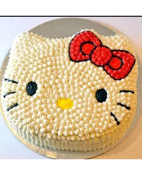 Cute Kitty Chocolate Cake
