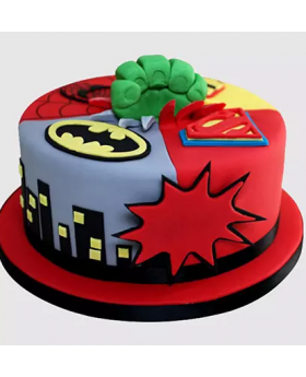 Superheroes Avengers Chocolate Cake