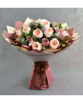 Premium Bouquet of Garden Roses