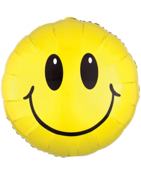 Smiley Face Jumbo Foil Balloon 28in