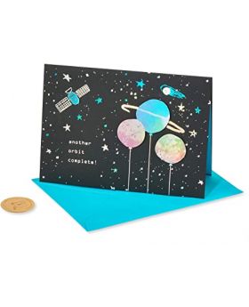 Space Birthday Card (Orbit Complete)