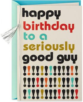 Birthday Card for Him (Good Guy)