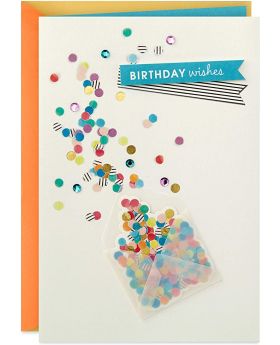 Birthday Card (Envelope with Confetti)