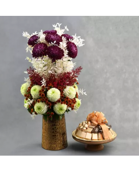 Scintillating Mixed Flowers and Patchi Chocolate