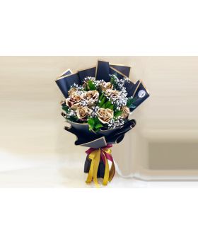 Golden Roses Bouquet