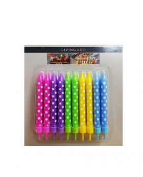 WONDERFUL 20-PIECE STANDARD BIRTHDAY CANDLES
