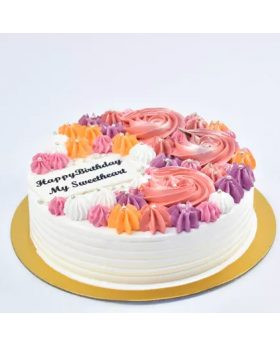 Happy Birthday My Sweetheart Cake